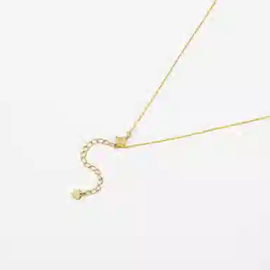 卡铂雅 金色高级感港风气质复古休闲高级感潮流设计极简 锆石 项链 女款