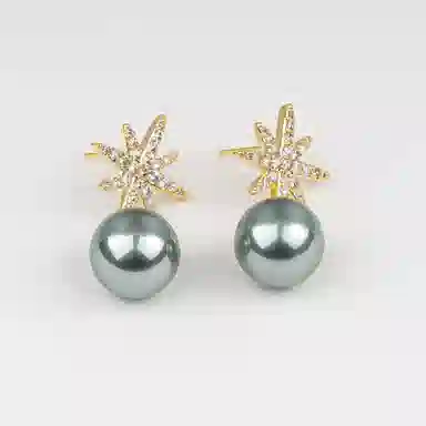 卡铂雅 简约设计轻奢高级感气质 合金 耳环 女款