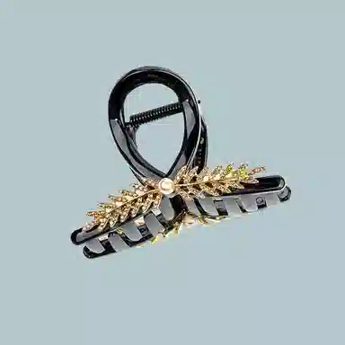 卡铂雅 金色潮流设计港风气质复古极简高级感 亚克力 发夹 女款