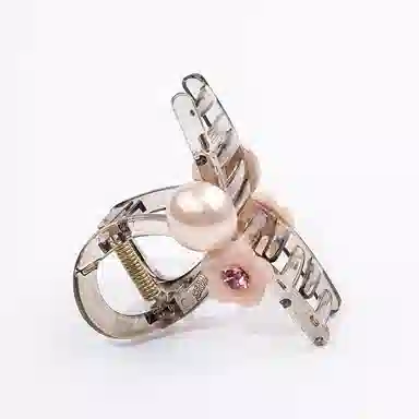 卡铂雅 粉色珍珠极简精致设计高级感港风气质轻奢韩版潮流 发夹 女款