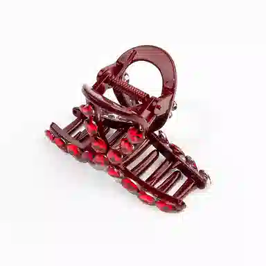 卡铂雅 红色气质复古休闲时尚潮流设计极简高级感港风气质 发夹 女款