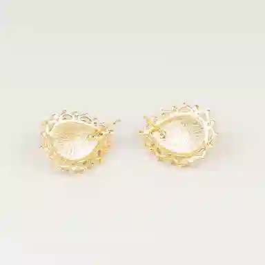 卡铂雅 高级设计感 简约感气质 合金 耳环 女款