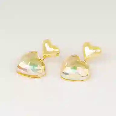 卡铂雅 高级设计感简约爱环轻奢蝴蝶结 合金 耳环 女款