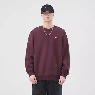 希越 日系简约百搭休闲圆领卫衣 男款