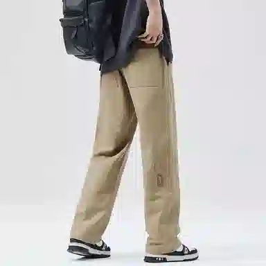 希越 夏季直筒宽松休闲裤 男款