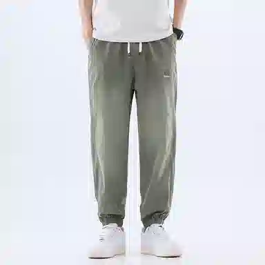 希越 轻薄透气纯色百搭休闲裤 男款