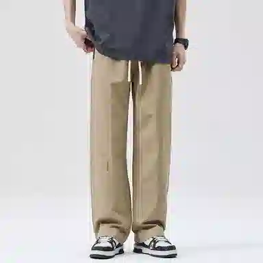 希越 夏季直筒宽松休闲裤 男款