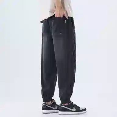 希越 轻薄透气纯色百搭休闲裤 男款