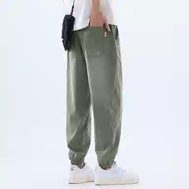 希越 轻薄透气纯色百搭休闲裤 男款
