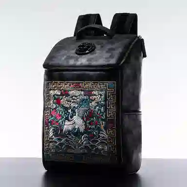 ChuSanh Black Lion Backpack