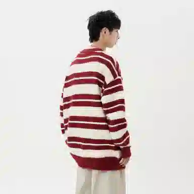 极限涡轮 美式复古宽松休闲长袖时尚百搭潮牌潮流打底针织衫 男女同款