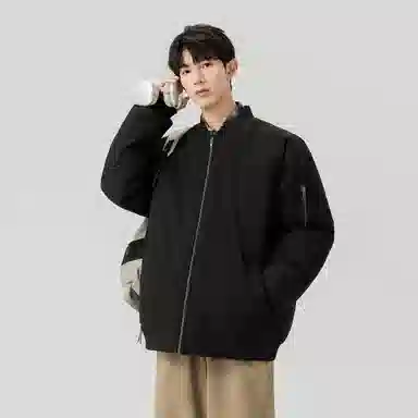 极限涡轮 纯色加厚简约百搭棉服 男女同款