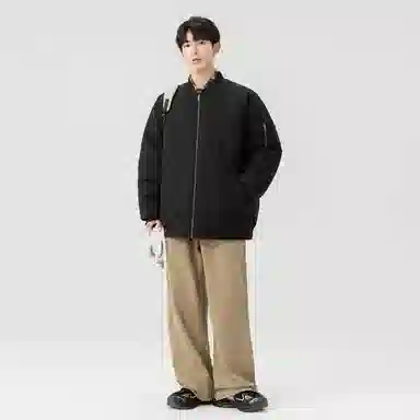 极限涡轮 纯色加厚简约百搭棉服 男女同款