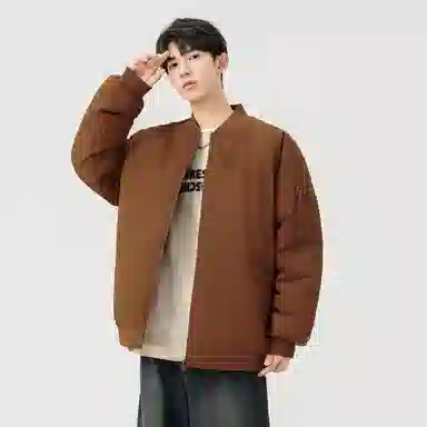 极限涡轮 纯色加厚简约百搭棉服 男女同款