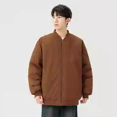 极限涡轮 纯色加厚简约百搭棉服 男女同款