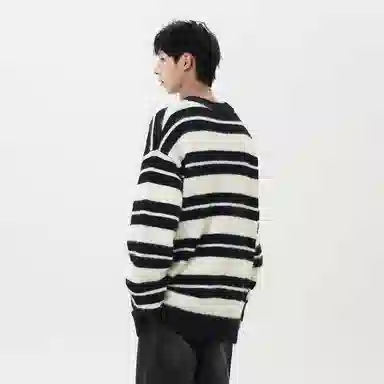 极限涡轮 美式复古宽松休闲长袖时尚百搭潮牌潮流打底针织衫 男女同款