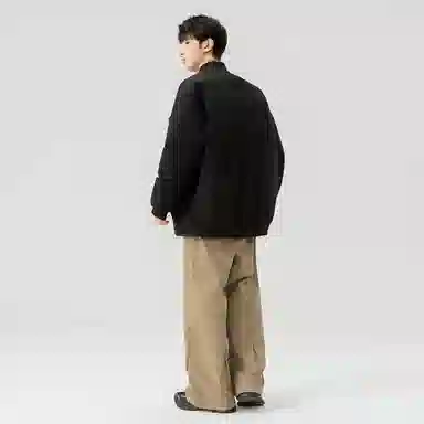 极限涡轮 纯色加厚简约百搭棉服 男女同款