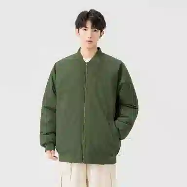 极限涡轮 纯色加厚简约百搭棉服 男女同款