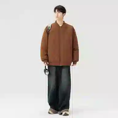 极限涡轮 纯色加厚简约百搭棉服 男女同款