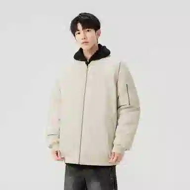 极限涡轮 纯色加厚简约百搭棉服 男女同款