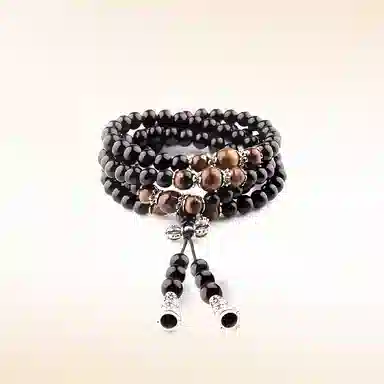 鸳鸯金楼 复古国潮 佛珠转运多圈叠戴 简约小众高级感 手串 男女同款情侣款