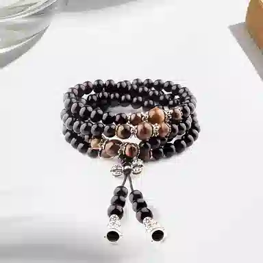 鸳鸯金楼 复古国潮 佛珠转运多圈叠戴 简约小众高级感 手串 男女同款情侣款