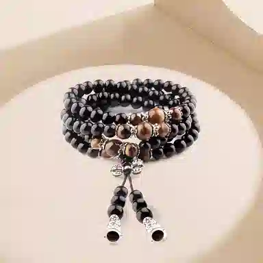 鸳鸯金楼 复古国潮 佛珠转运多圈叠戴 简约小众高级感 手串 男女同款情侣款