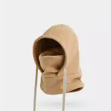 云见森知 骑行防风保暖面罩头盔内胆一体滑雪头套 聚酯纤维 绒线帽 男女同款情侣款