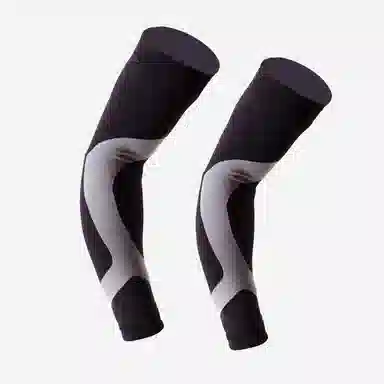 白卷 户外骑行开车运动冰袖 简约冰丝高弹条纹 防晒袖 男女同款情侣款