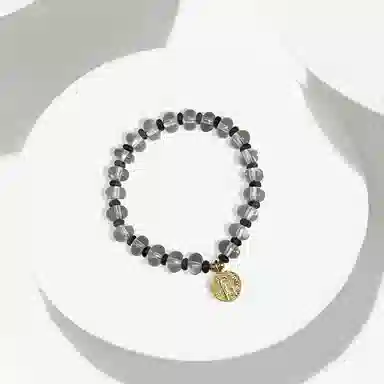 心草 五路财神新中式国潮复古小众设计串珠手饰 民族风极简轻奢高级感 水晶 玉石手串 女款