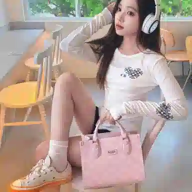 Kappa Tote Bag Strawberry Milk Pink