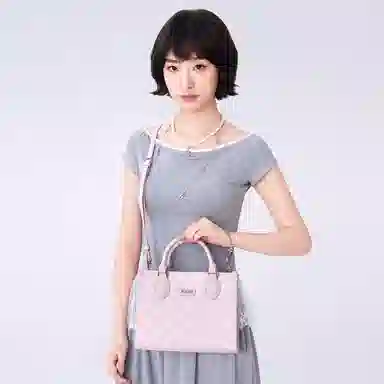 Kappa Tote Bag Strawberry Milk Pink