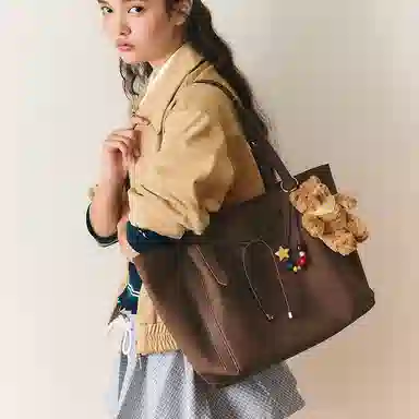 JONBAG Tote Bag Mocha Brown