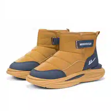 Warrior High Top Outdoor Boots Brown Blue