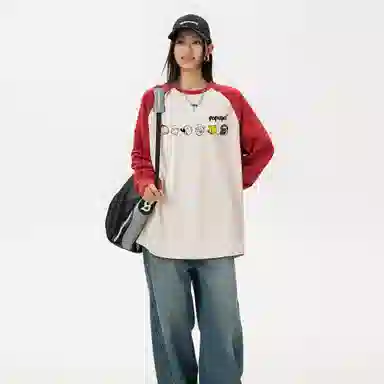 POPEYE Raglan Sleeve T-Shirt