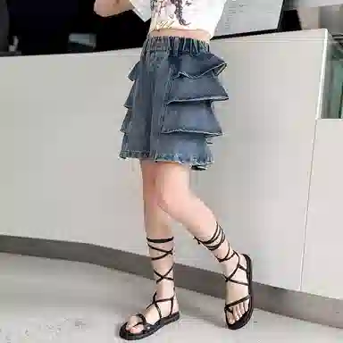 泰迪珍藏 短裤宽松百搭三分牛仔 青少年