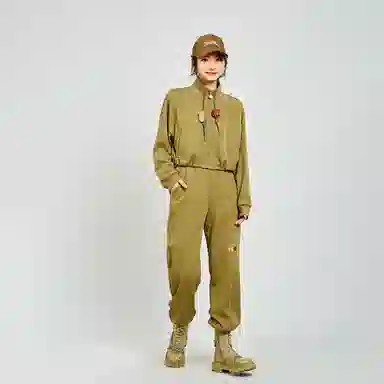 木果果木 立领宽松落肩截短外套 女款