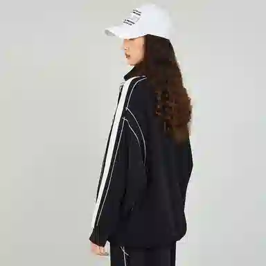 木果果木 立领开衫宽松女截短外套 女款