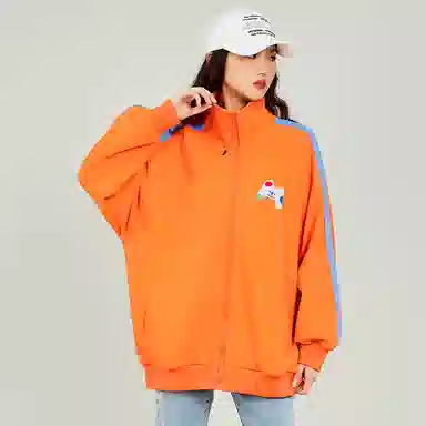 木果果木 立领开衫宽松女截短外套 女款