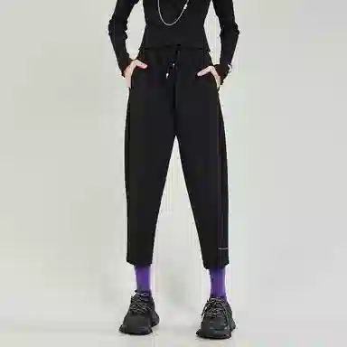 木果果木 锥形中腰九分休闲裤 女款