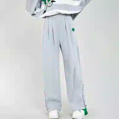 木果果木 纯色中腰宽松休闲裤 女款