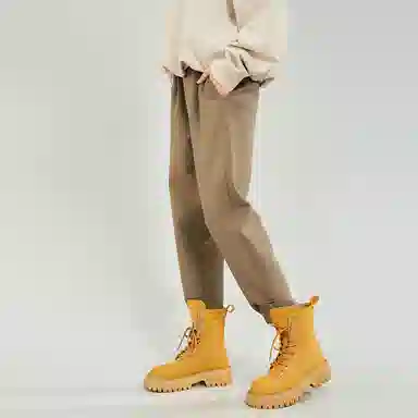 木果果木 锥形中腰九分休闲裤 女款