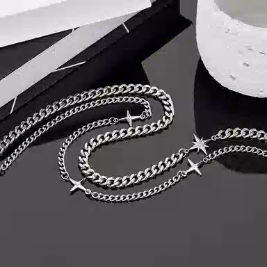 ENFANTIN Star Layered Necklace