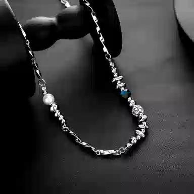 ENFANTIN Titanium Stone Necklace