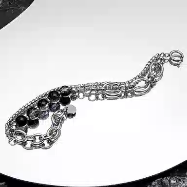 ENFANTIN Double Layer Crack Bead Bracelet