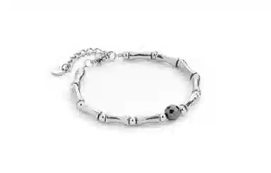 ENFANTIN Bamboo Black Stone Bracelet