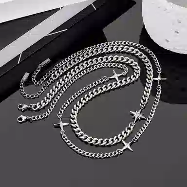 ENFANTIN Star Layered Necklace