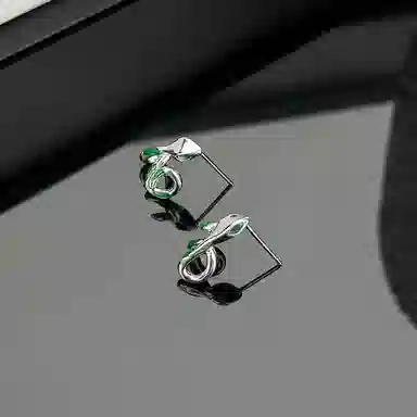 ENFANTIN S925 Silver Zircon Earrings