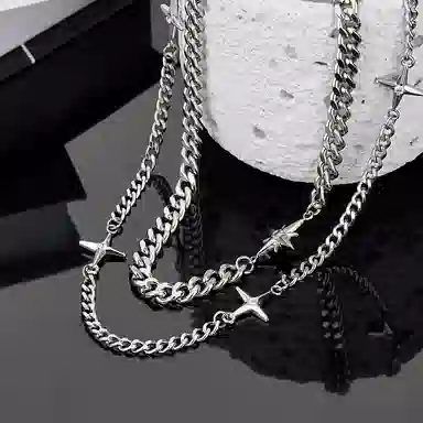 ENFANTIN Star Layered Necklace