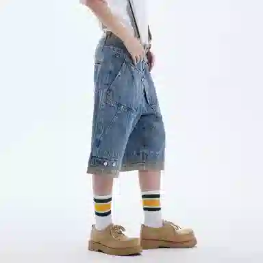 A SQUARE ROOT Denim Shorts